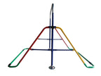 Kids Jungle Gymnastics Expandable Junior 4 In 1 Training Monkey Horizontal Bars Climbing Tower Child Playset Training Pull Up Gy