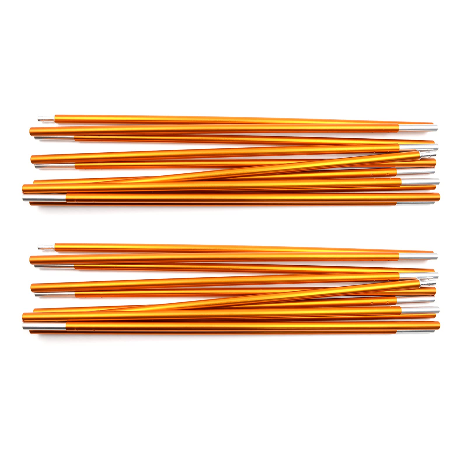 Geertop Portable Aluminum Replacement Tent Poles For 2 Person Tent Ultralight Aluminium Rods For Camping Hiking Backpacking