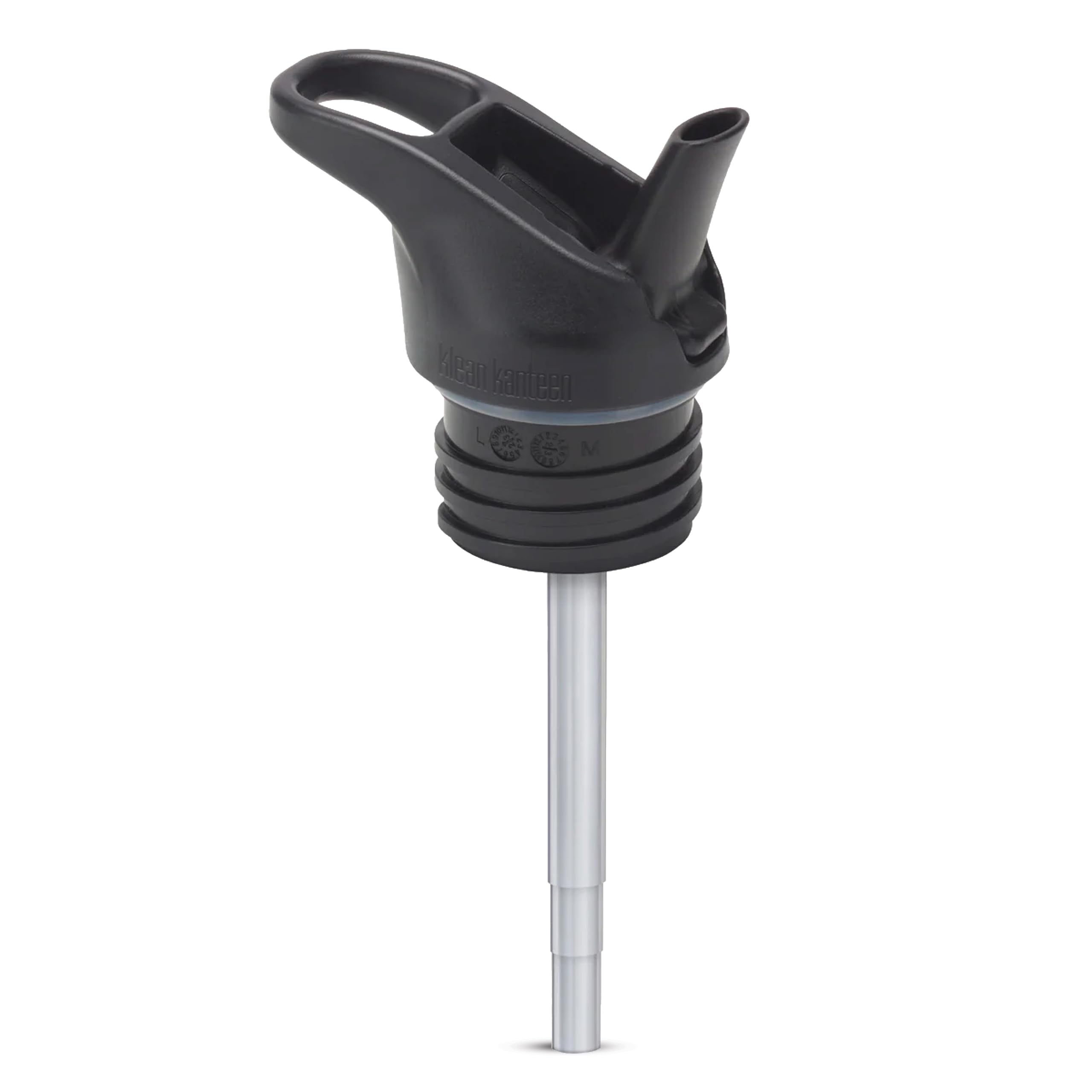 Klean Kanteen Classic Flip Seal Sport Cap with Metal Straw - 100% Leakproof, BPA-Free, Steady Flow