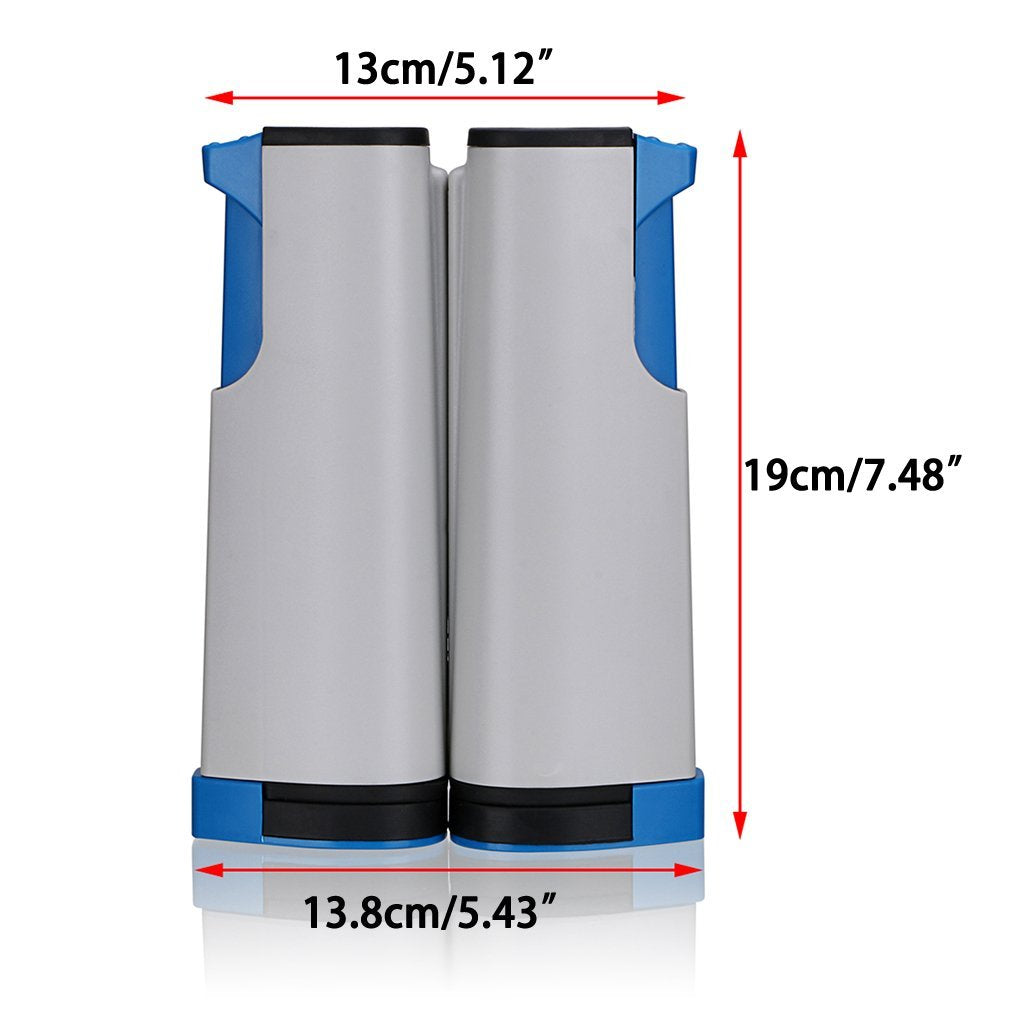 Hipiwe Retractable Table Tennis Net Replacement, Ping Pong Net And Post, 6 Feet(1.8M, Fits Tables Up To 2.0 Inch (5.0 Cm) (White