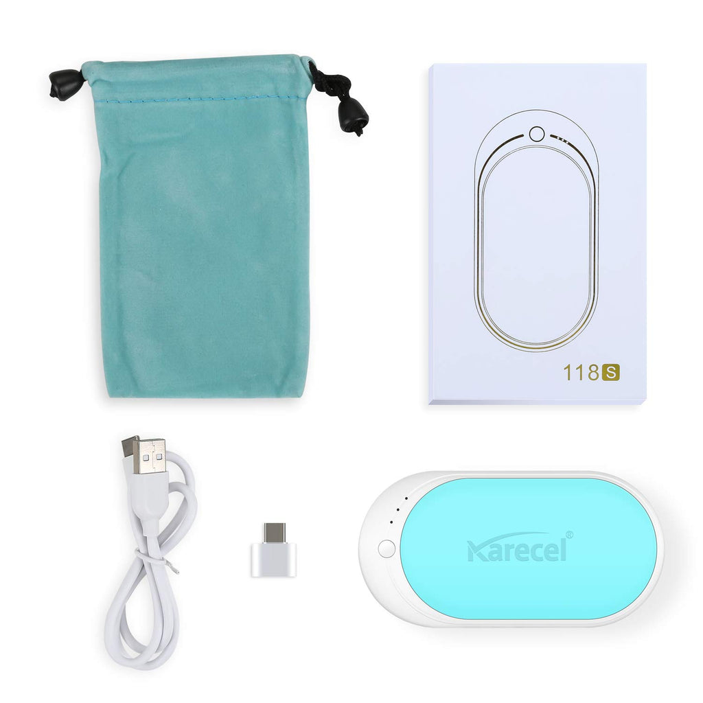 Karecel Hand Warmers Rechargeable, Usb Hand Warmer Reusable 5200Mah Powerbank Portable Heater Battery Hot Pocket Warmer Electric