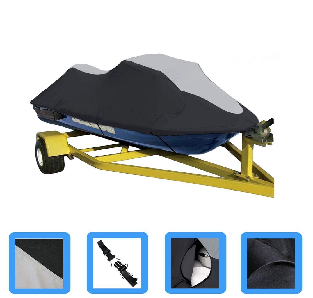 Compatible For Kawasaki Jet Ski Ultra 300X 300Lx Deluxe Jetski Cover 2011 2012 2013 600 Denier