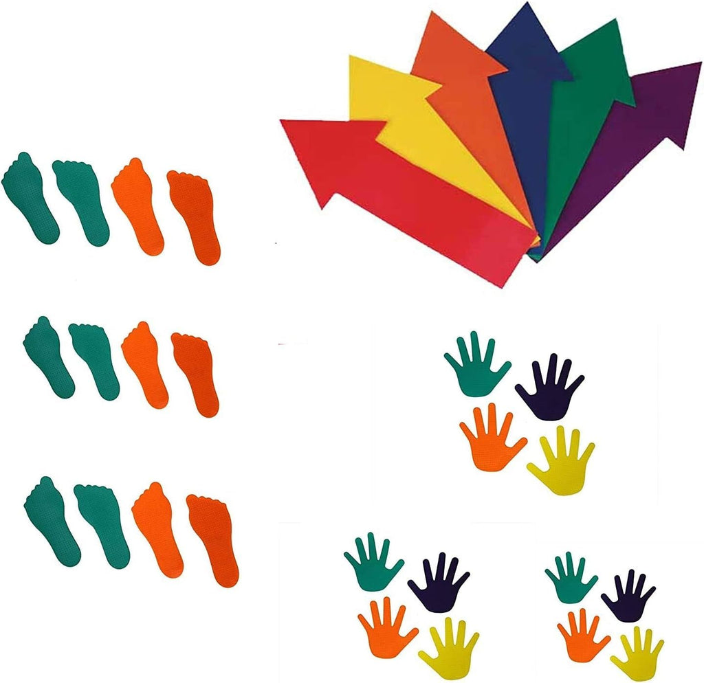 Gsi Spot Markers Non-Toxic Non-Slip For Kids Education And Preschool Classroom Kindergarten Learning Activity With Hand Feet And