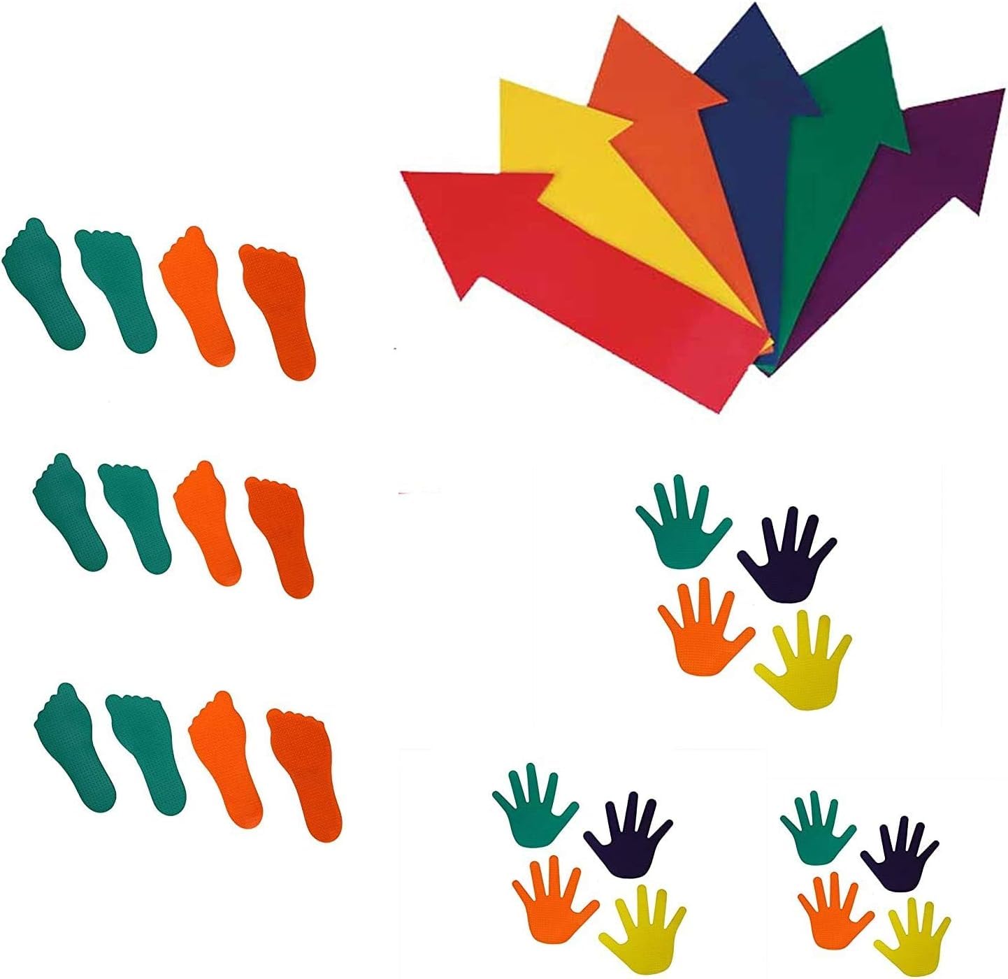 Gsi Spot Markers Non-Toxic Non-Slip For Kids Education And Preschool Classroom Kindergarten Learning Activity With Hand Feet And