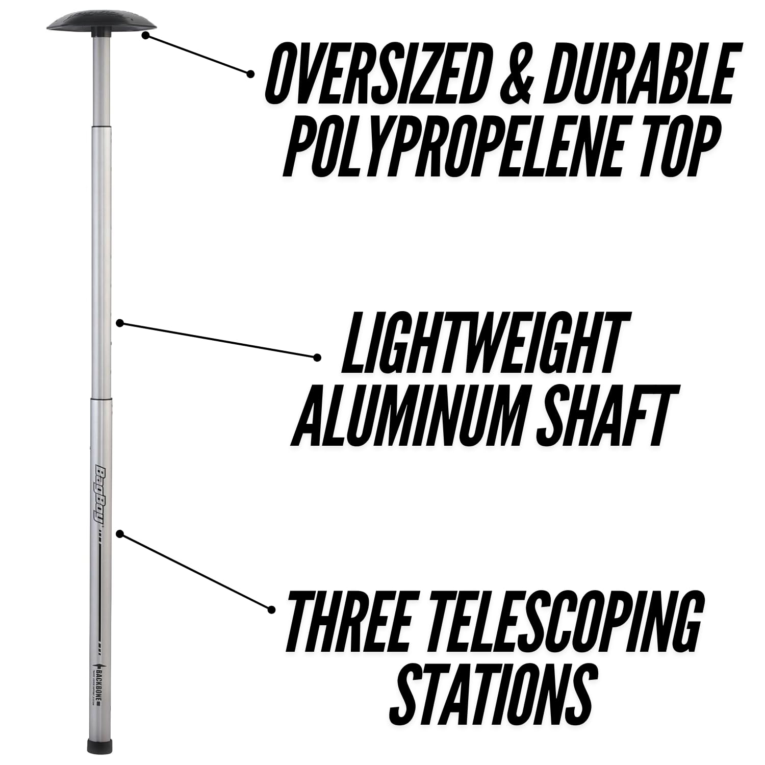 Bag Boy Backbone Golf Travel Cover Support System- Golf Travel Bag Support Pole