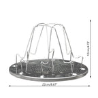 Folding Camp Stove Toaster Stainless Steel Camping Toaster Rack Holder 4 Slice Toaster Tray Cooking Breakfast 4 Toast Bread Toas