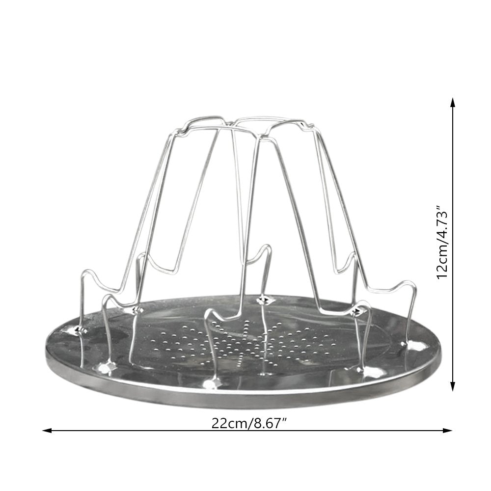 Folding Camp Stove Toaster Stainless Steel Camping Toaster Rack Holder 4 Slice Toaster Tray Cooking Breakfast 4 Toast Bread Toas