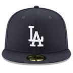 New Era 59Fifty MLB Basic Los Angeles Dodgers Navy Blue Fitted Headwear Cap (7 7/8-62.5cm)