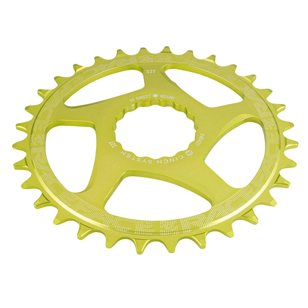 Race Face Narrow Wide Cinch Direct Mount Chainring Green, 32T