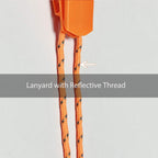 Heimdall Emergency Whistle With Lanyard For Safety Boating Camping Hiking Hunting Survival Rescue Signaling (Orange-4 Pack)