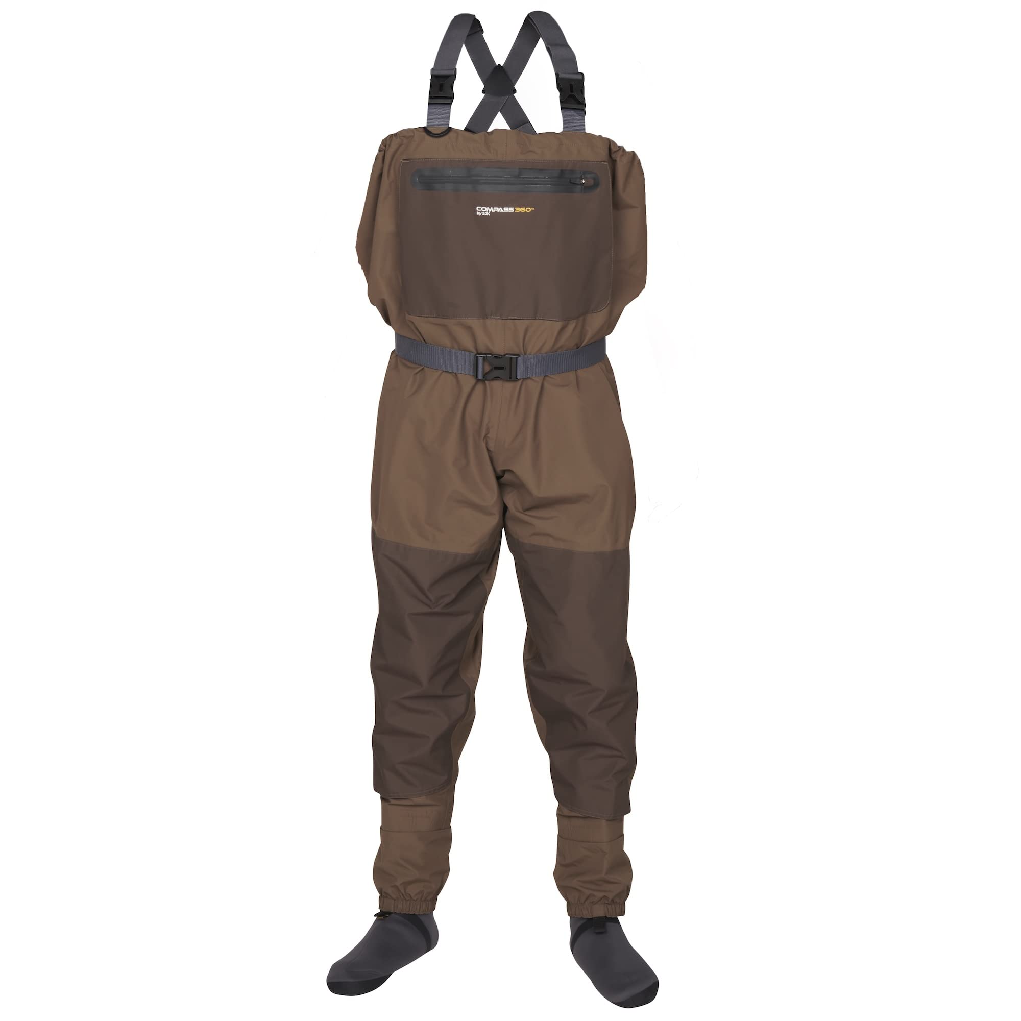 Compass 360 By Sjk Deadfall Breathable Stft Chest Wader Waterproof Fishing, Bootfoot, Fly Fishing, Lightweight Men And Women