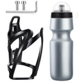 Mifoci 1 Set Bike Water Bottle Cage with Bottle Bike Water Bottles and Holder 24oz Squeeze Sport Bicycle Accessories for Mountai