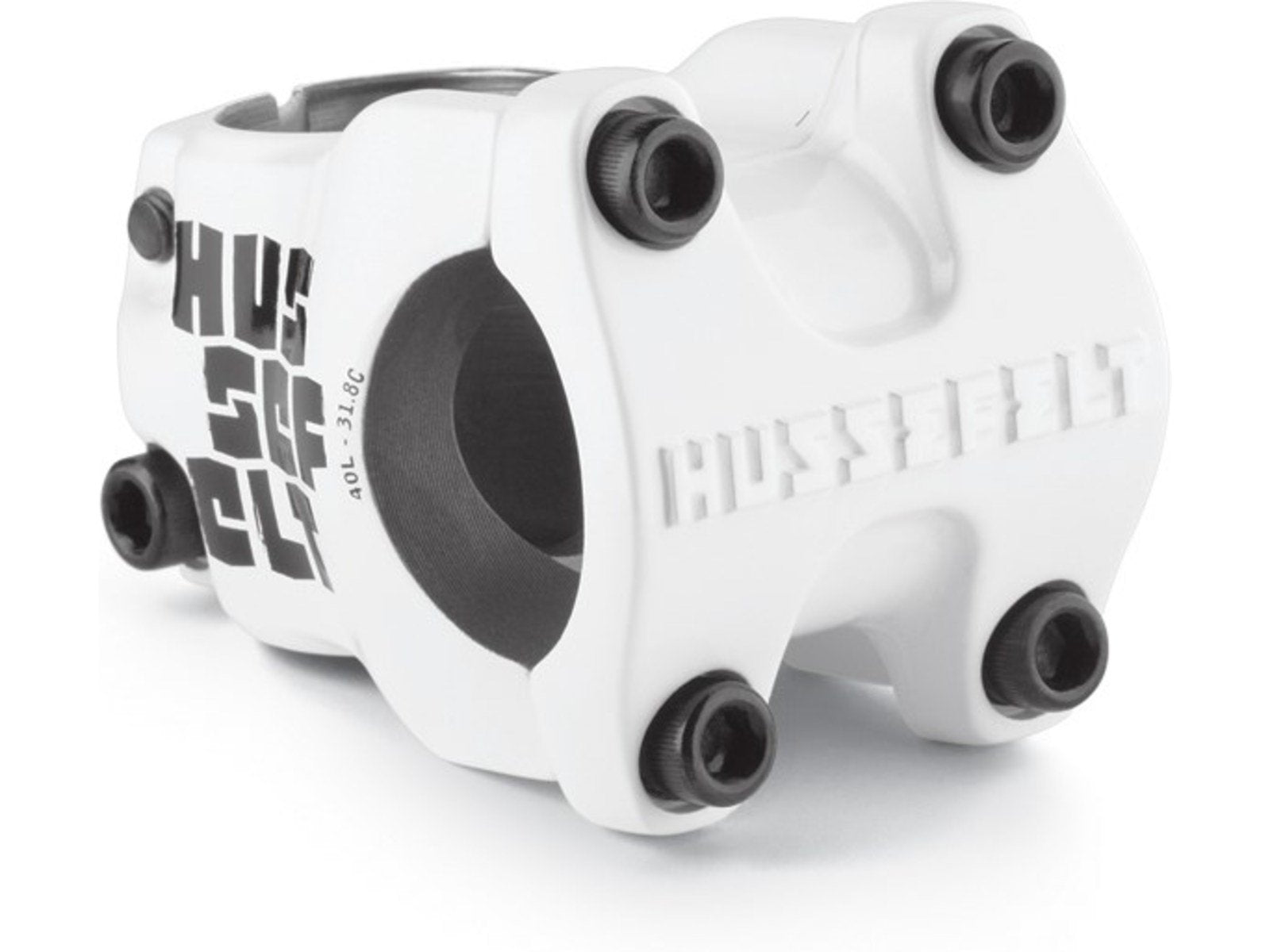 Truvativ Hussefelt Stem 40Mm Clamp 31.8Mm +/-0 Deg 1 1/8 In White Aluminum Mtb