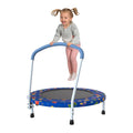 Skepphlay 36 Mini Trampoline for Kids, Toddler Trampoline with Handle, Small Trampolines Indoor Outdoor Use, Kids Trampolines In