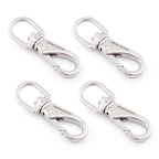 Shonan Stainless Steel Flag Clips For Flagpole Rope- 4 Pack 3.5 Inch Swivel Snap Hook Flag Pole Clips, Diving Clips Spring Hooks