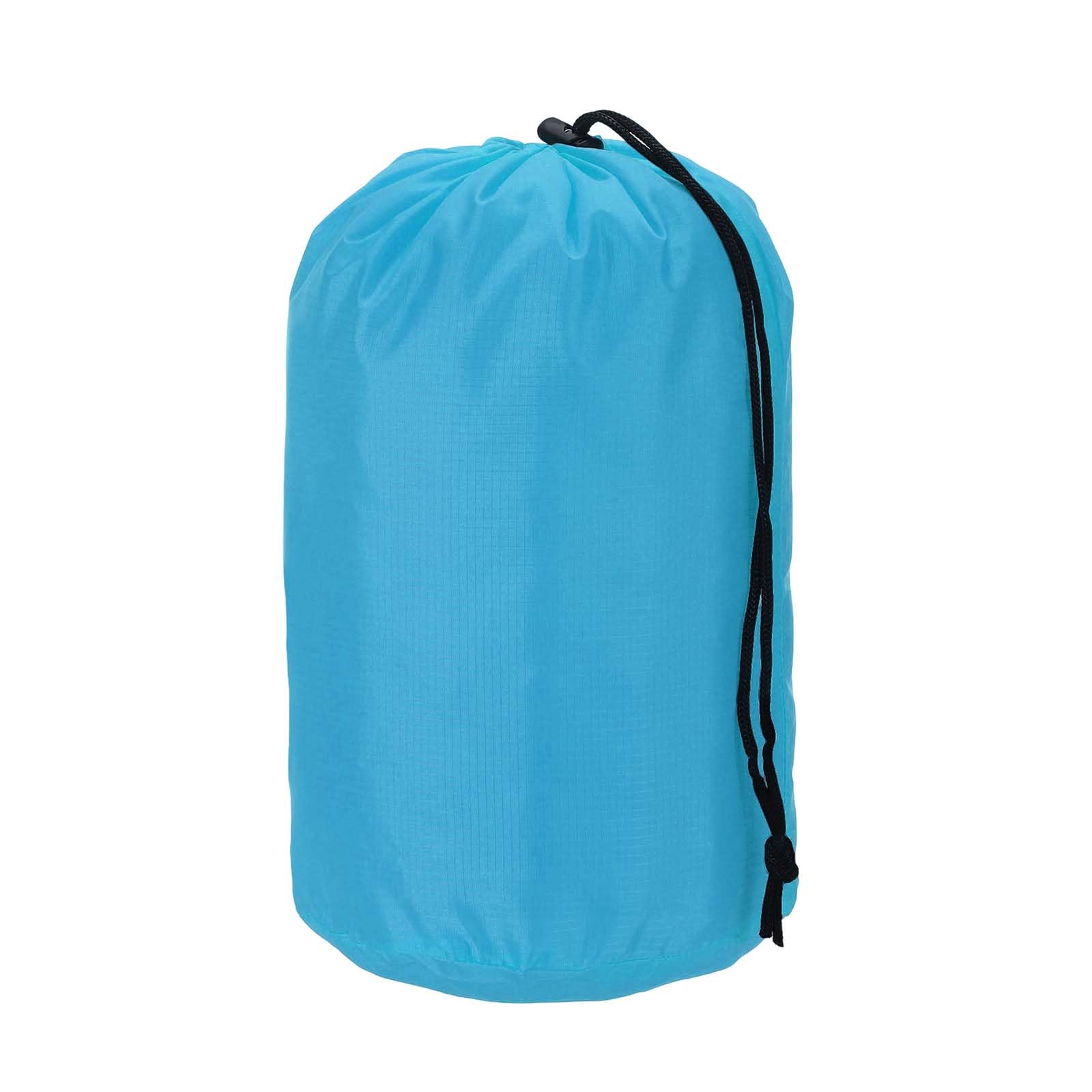 YELARXI Stuff Sack, Nylon Waterproof Storage Sacks Portable Drawstring Dry Stuff Bag Gear Organization with Toggle, 5x10Inch Fit