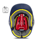 Under Armour Converge Batting Helmet - Solid Coated, Navy Blue