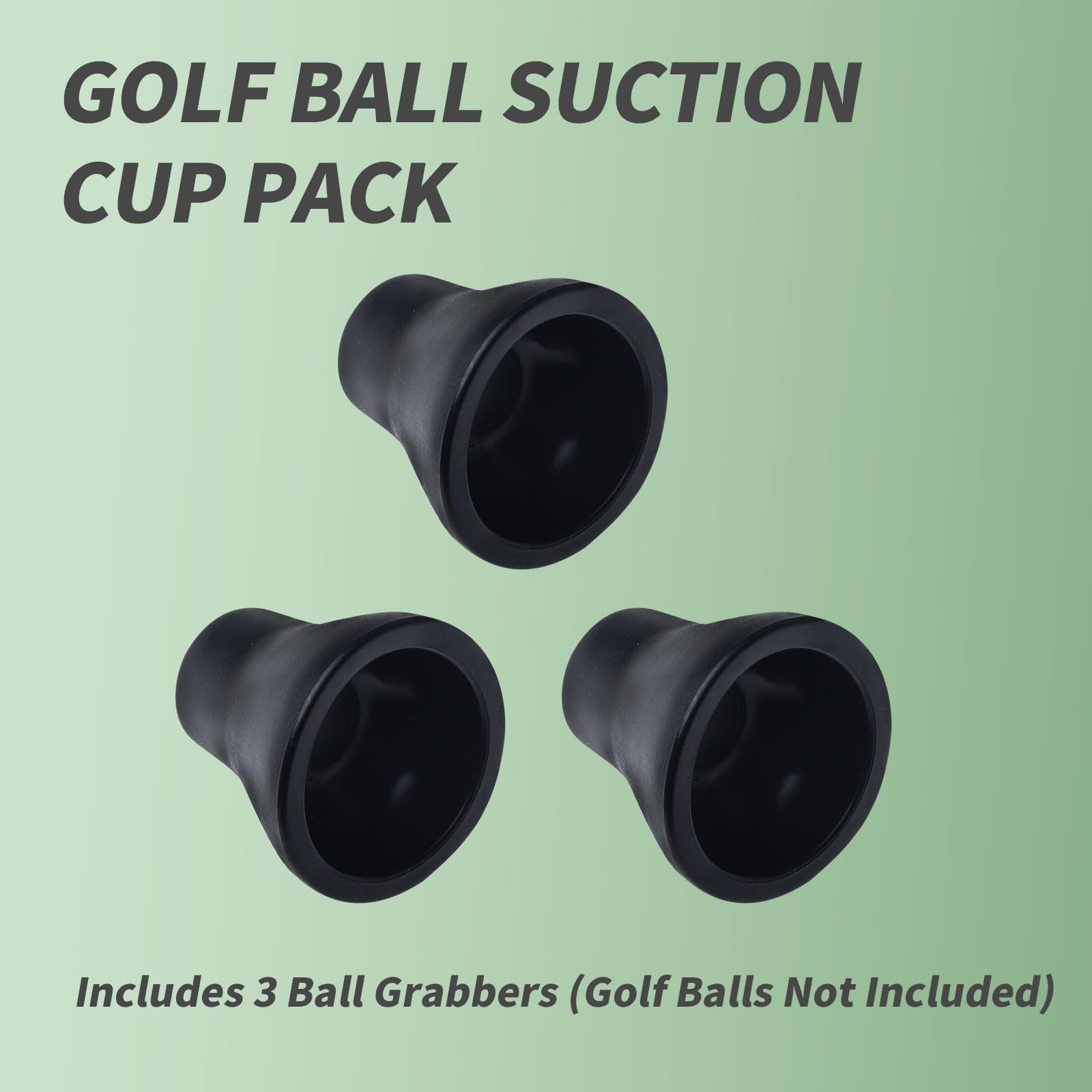 Yafiygi Golf Ball Picker Upper For Putter Large Grip,3 Pack Golf Ball Retriever For Putter Golf Ball Grabber Picker Upper With S