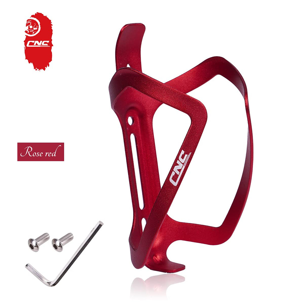 Cnc Bike Water Bottle Holder, 2-Pack Bicycle Water Bottle Cage For Road Bike/Mountain Bike,Red