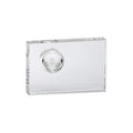 Optic Rect Soccer Trophy In Clear Color
