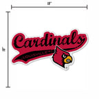 Rico Industries Ncaa Louisville Cardinals Classic Shape Cut Pennant - Home And Living Room D  Cor - Soft Felt Ez To Hang