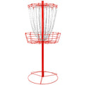 Remix Double Chain Practice Basket For Disc Golf - Red