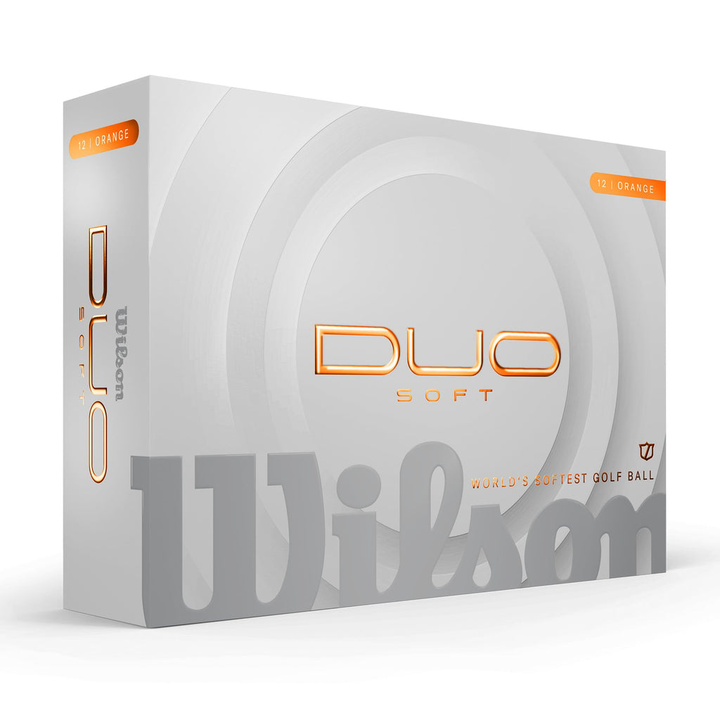 Wilson 2025 Duo Soft Golf Balls - Orange, 12 Balls