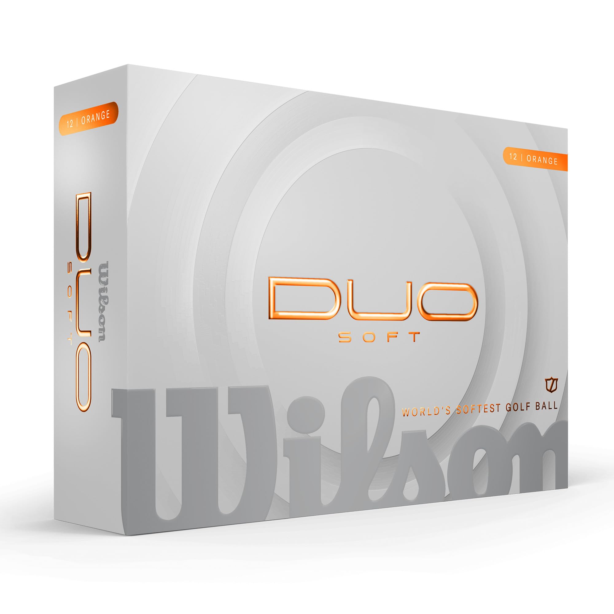 Wilson 2025 Duo Soft Golf Balls - Orange, 12 Balls