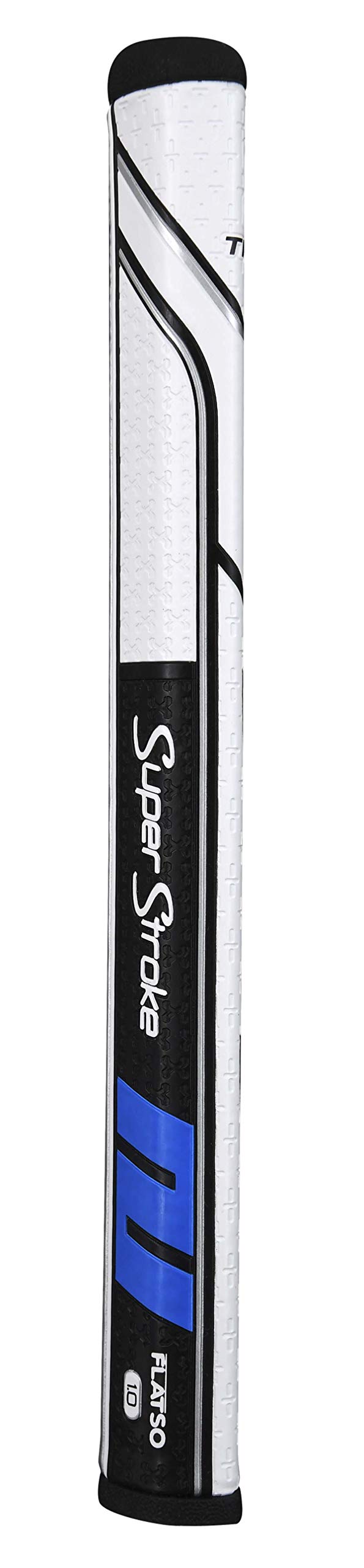 Superstroke Traxion Flatso 1.0 Golf Putter Grip - Black/Blue/White