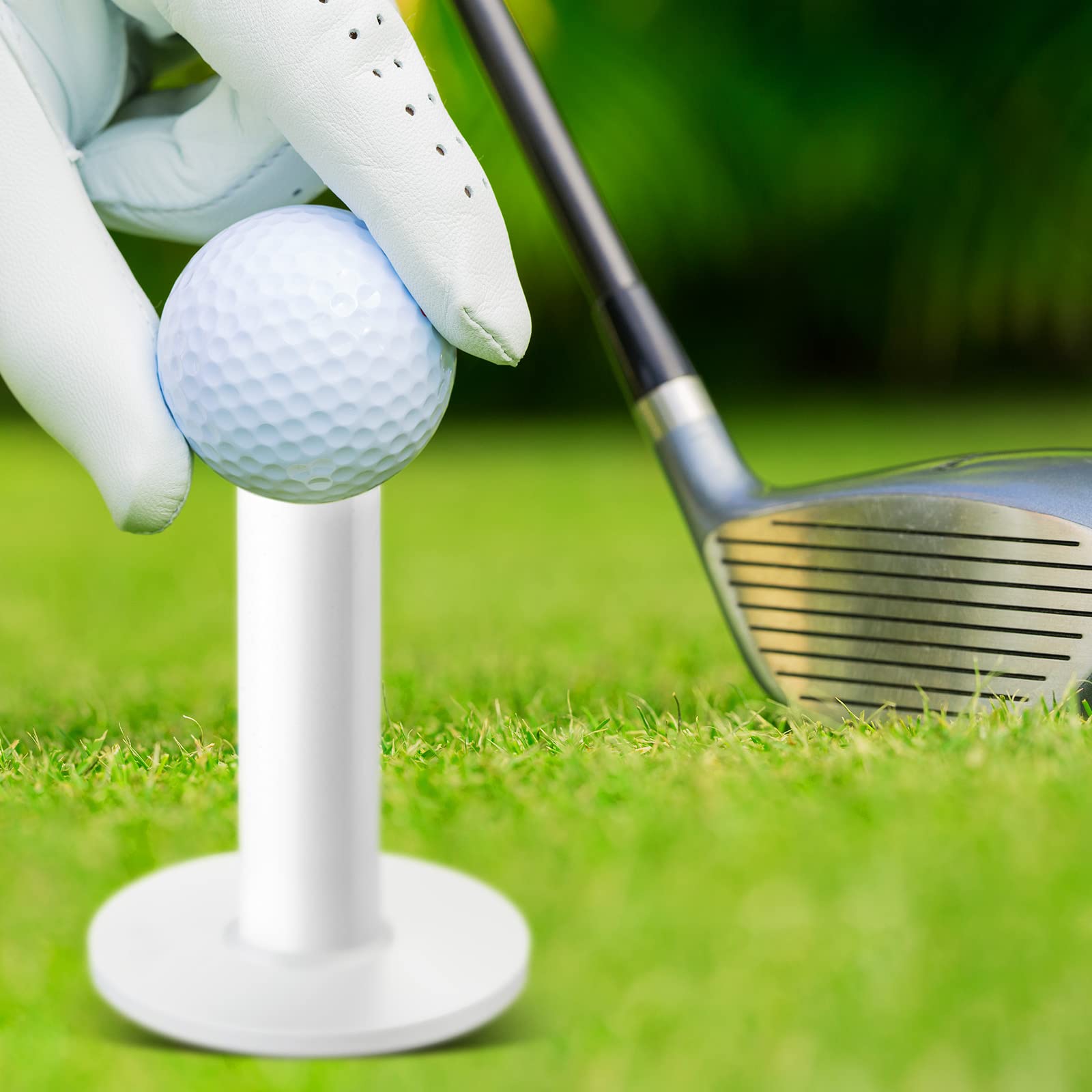 23 Pieces Rubber Golf Tees Set Golf Rubber Tees Holders For Driving Range Mats Value Tee Holder For Golf Hitting Mats And Indoor