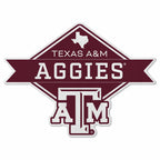 Rico Industries Ncaa Texas A&M Aggies Diamond Shape Cut Pennant - Home And Living Room D  Cor - Soft Felt Ez To Hang