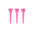 Izzo Golf Plastic Golf Tees, 1.5 Inch, Neon Pink (Pack Of 100)