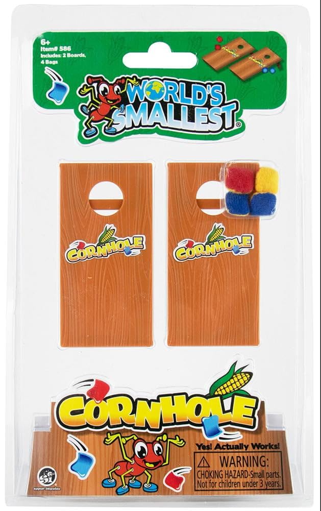 Worlds Smallest Cornhole, Brown, 586