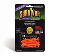 Greenkeepers 1 3/4'' Survivor Mini Performance Golf Tee Orange