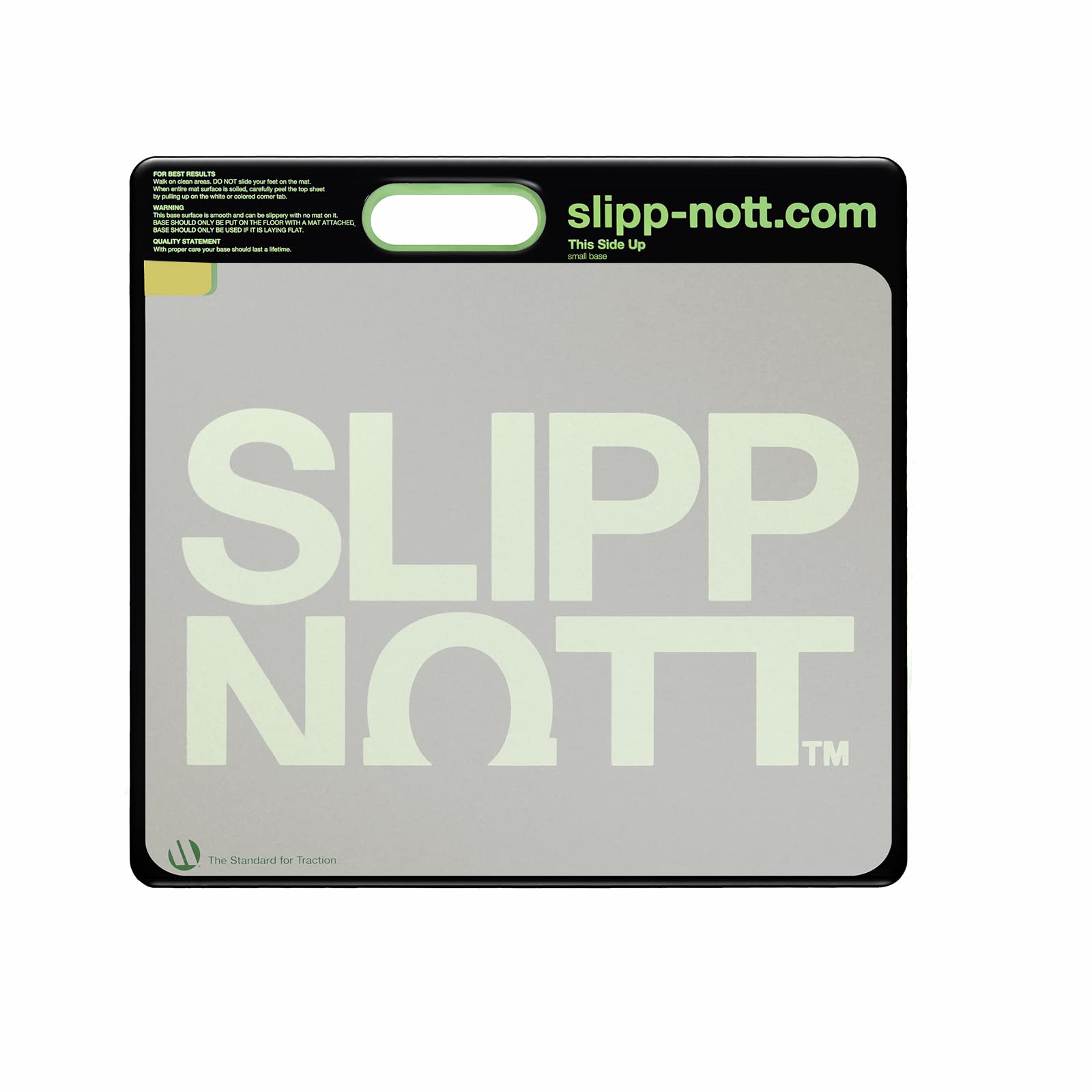 Slipp-Nott Traction Set for Ultimate Grip on The Court (Replacement Mat Included) (Small Base with 75 Sheets Replacement Mat)
