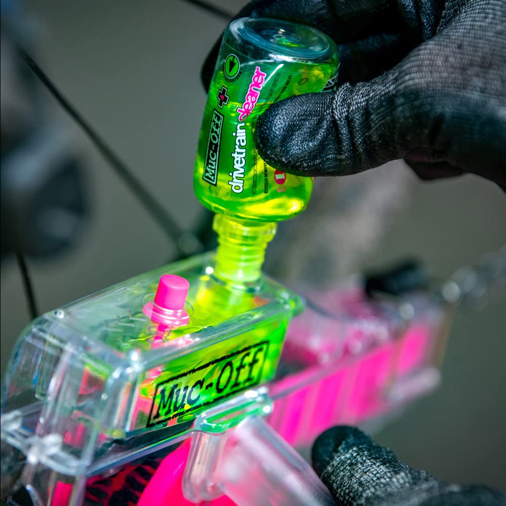 Muc Off X-3 Dirty Chain Machine - Bicycle Chain Cleaning Device For A Deep And Effective Clean - Includes 75Ml Bio Drivetrain Cl