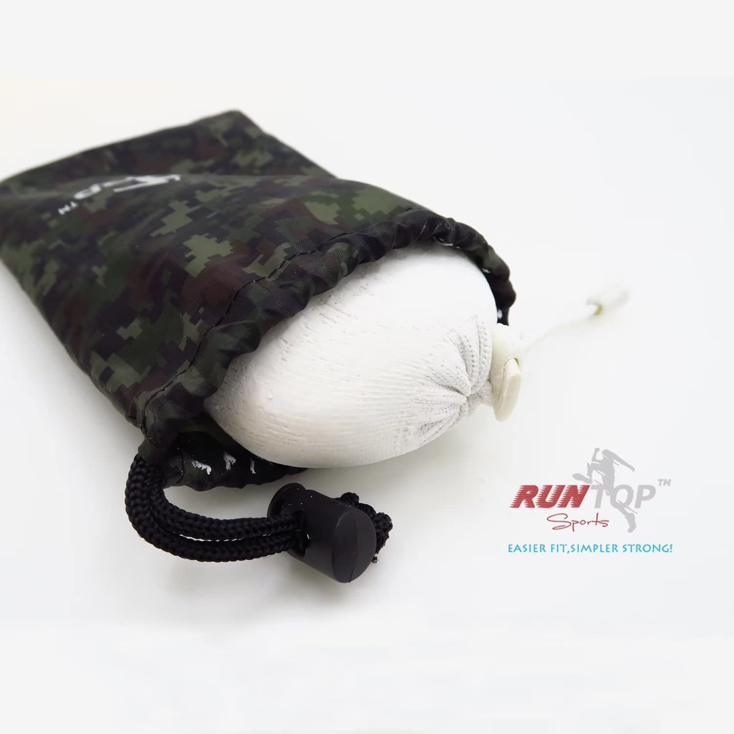 Runtop 2.4Oz Refillable Magnesium Carbonate Powder Gym Chalk Ball Bag Sock For Weightlifting Cross Fitness Training Gymnastics R