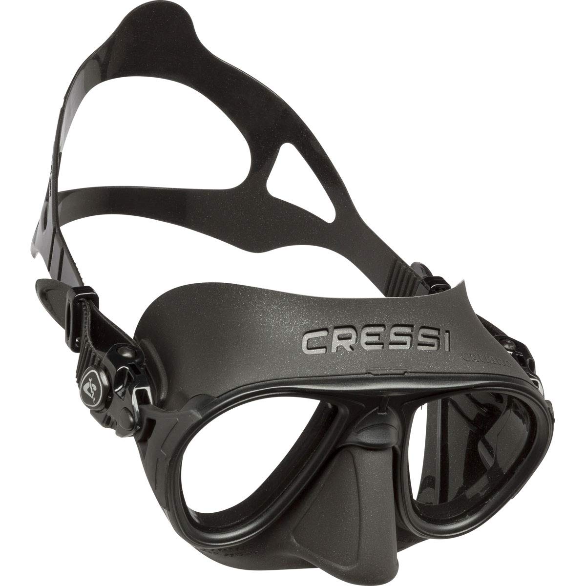 Cressi Calibro Low-Volume Two-Lens Dive Mask Whe/Pk
