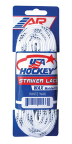 A&R Sports Usa Waxed Hockey Laces, 108-Inch, White