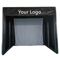 Portable Inflatable Golf Simulator Tent Practice Swing with Curtain can be projected (Projector not Included) (Outer Size: 4.18x