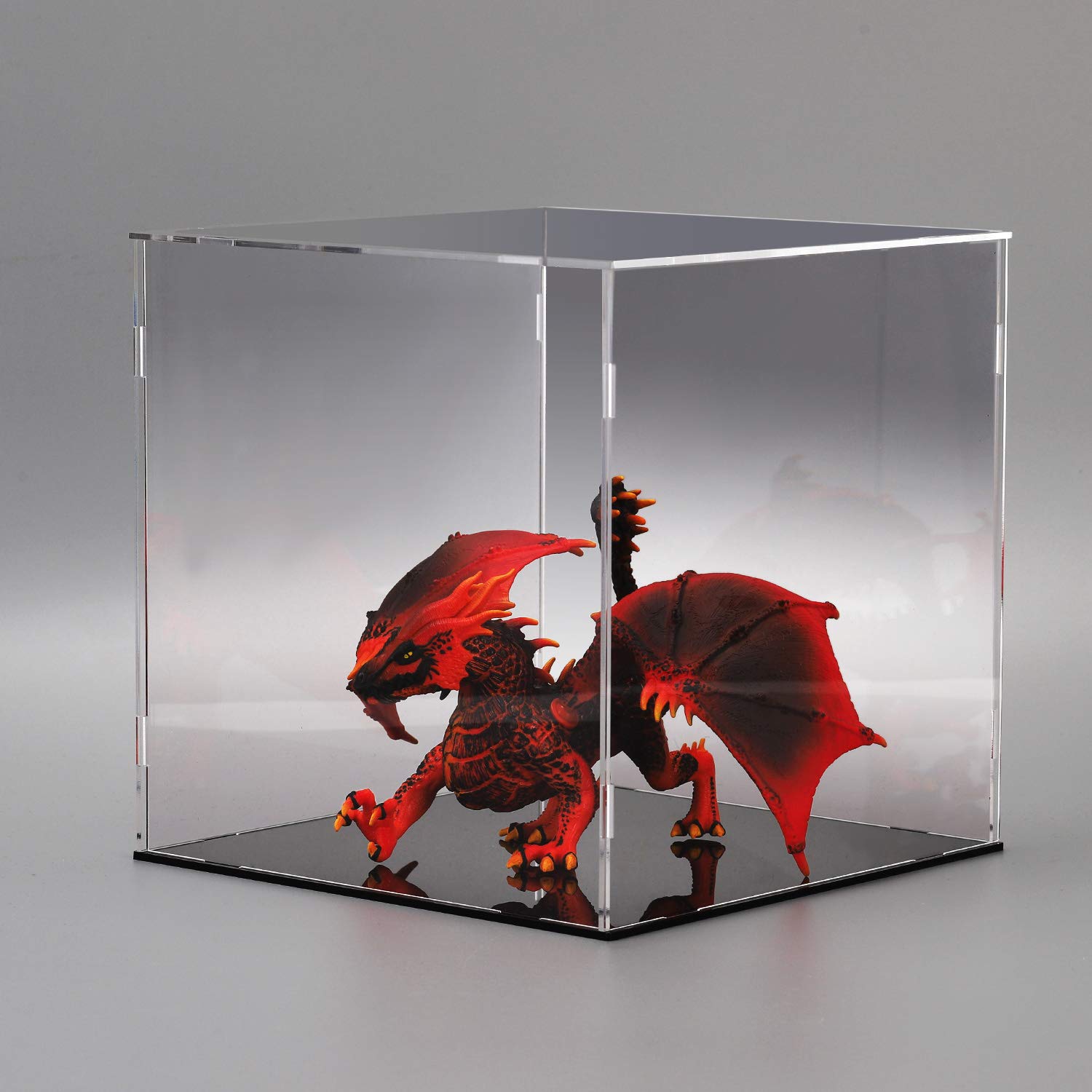 Evron Display Case For Collectibles Assemble Clear Acrylic Box Alternative Glass Case For Display Action Figures Home Storage  O