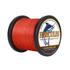 Hercules Braided Fishing Line 2000M 2187Yds 6Lbs-100Lbs Pe Superline 4 Strands (Red 70Lb/31.8Kg 0.44Mm)