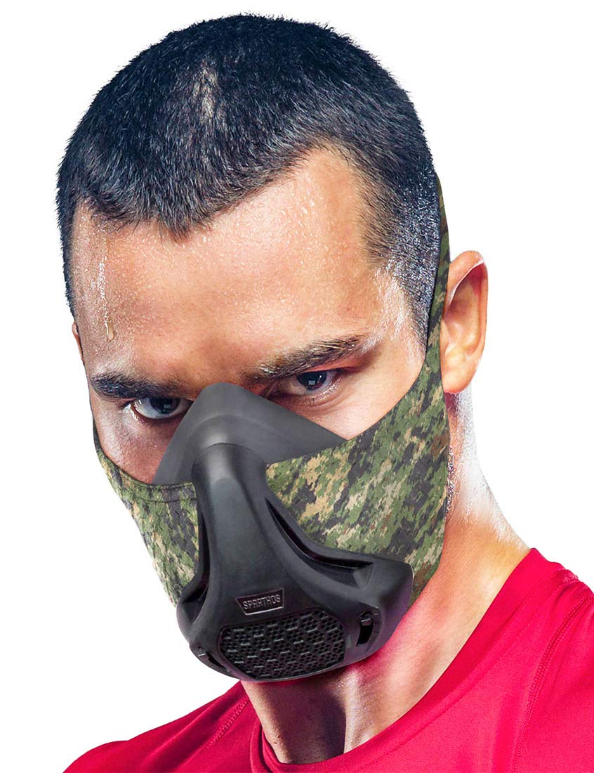 Sparthos Training Mask High Altitude Mask - For Gym Sport Workouts, Running, Biking, Elevation, Working - Athletic Exercise Work