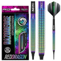 Red Dragon Razor Edge Spectron 18 Gram Softip Tungsten Darts With Flights And Stems