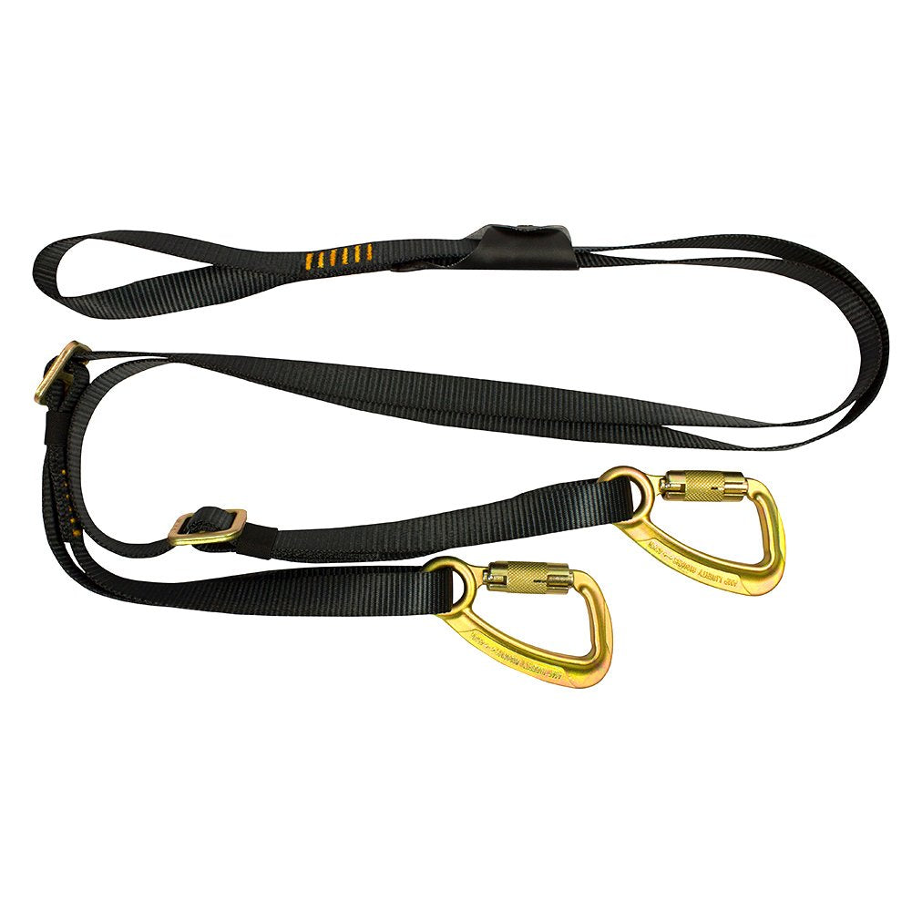 Fusion Lobster-Claw Adjustable Lanyard with Captive Eye Carabiner