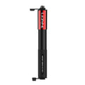 Lezyne Grip Drive Hv Bicycle Hand Pump, Abs Flip Chuck, Gravel, Mountain Bike, Presta And Schrader Valve, High Volume, Red, M, 2