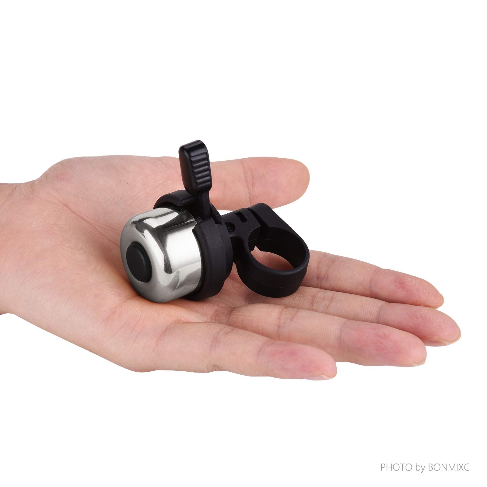 Bonmixc Bike Bell Brass Mini, Clearer Louder Longer Sustained Purer Tone