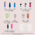 Worbss Glitter Silicone Boot Sleeve For Stanley Cup H2.0 40Oz Accessories & Hydro Flask 18-24Oz With 2.85-3.0 Inch Anti Slip Bot