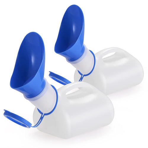 Awoken Unisex Urinal, Portable Toilet Urinal For Men And Women, Pee Bottle With A Sealed Lid And Funnel For Elderly Kids And Pat