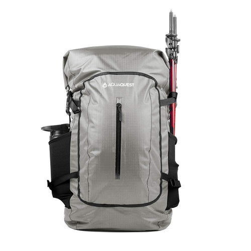 Aqua Quest Riparia Waterproof 45L Backpack - for Boating, Camping, Bike - Grey